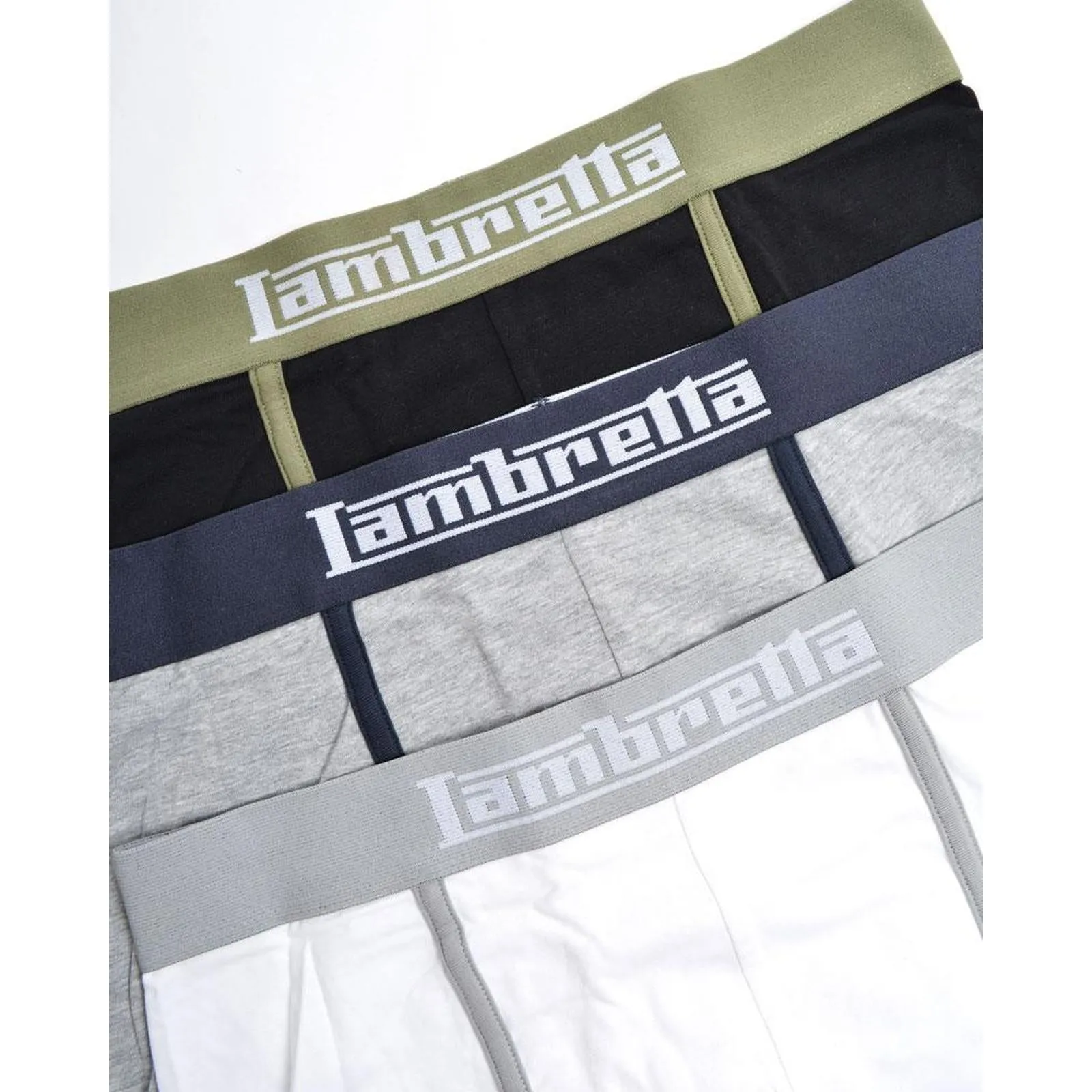 Lambretta Mens 3 PK Classic Boxer Shorts
