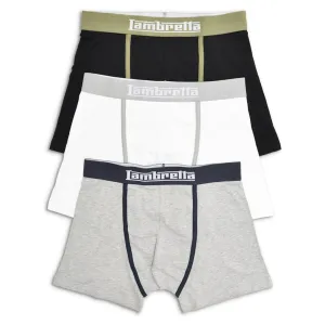 Lambretta Mens 3 PK Classic Boxer Shorts