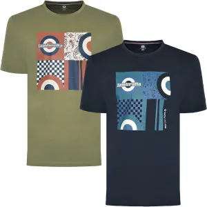 Lambretta Mens Album Graphic Retro T-Shirt