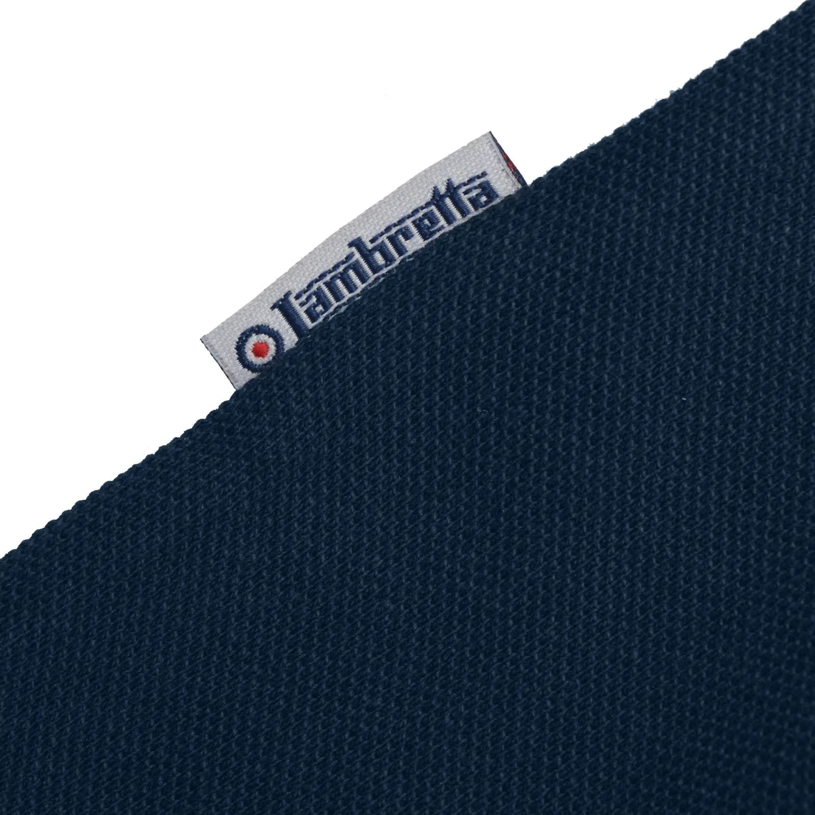 Lambretta Mens Branded Sleeve Short Sleeve Polo Shirt
