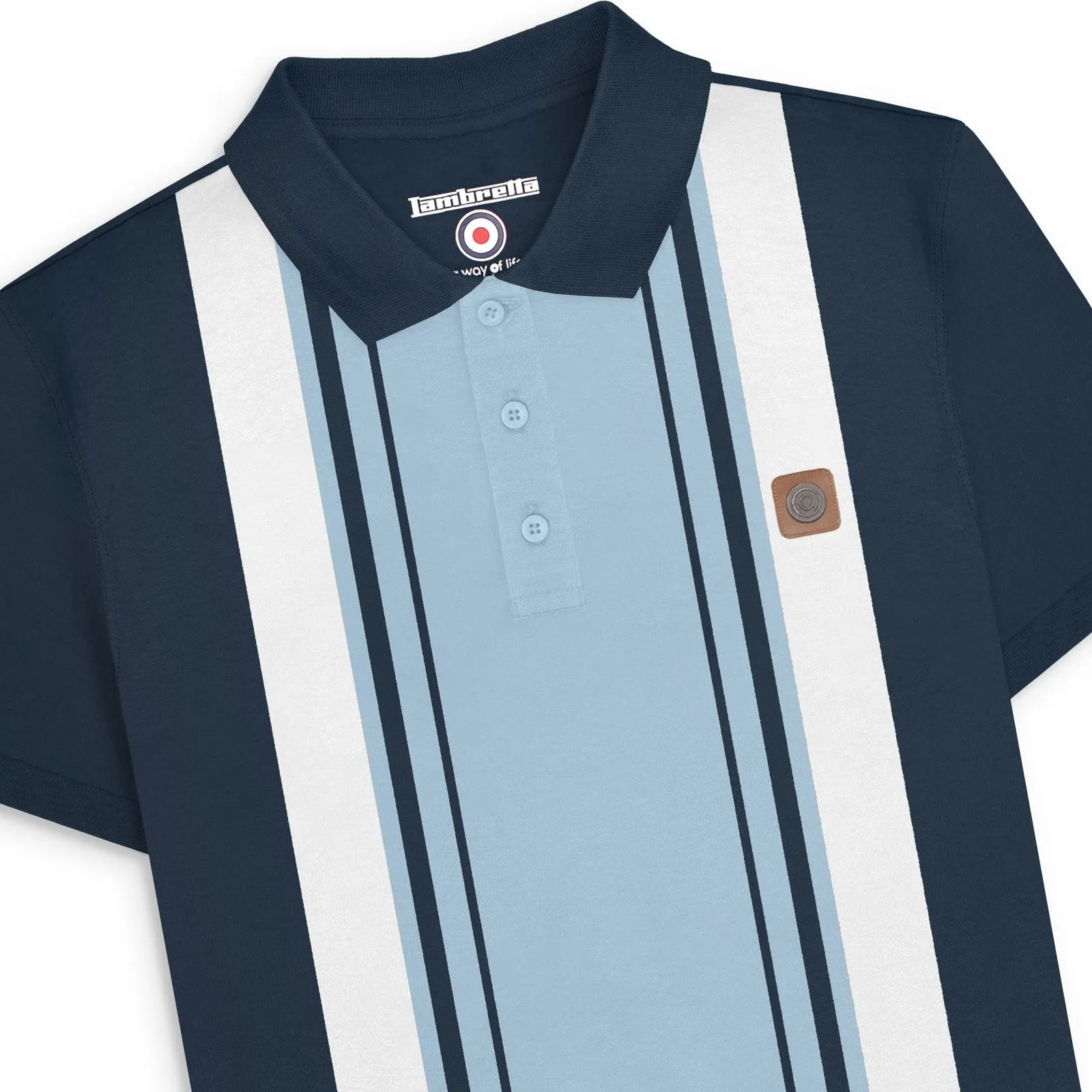 Lambretta Mens Classic Polo Short Sleeve Polo Shirt