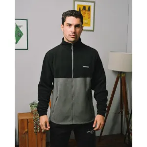 Lambretta Mens Contrast Panel Polar Fleece