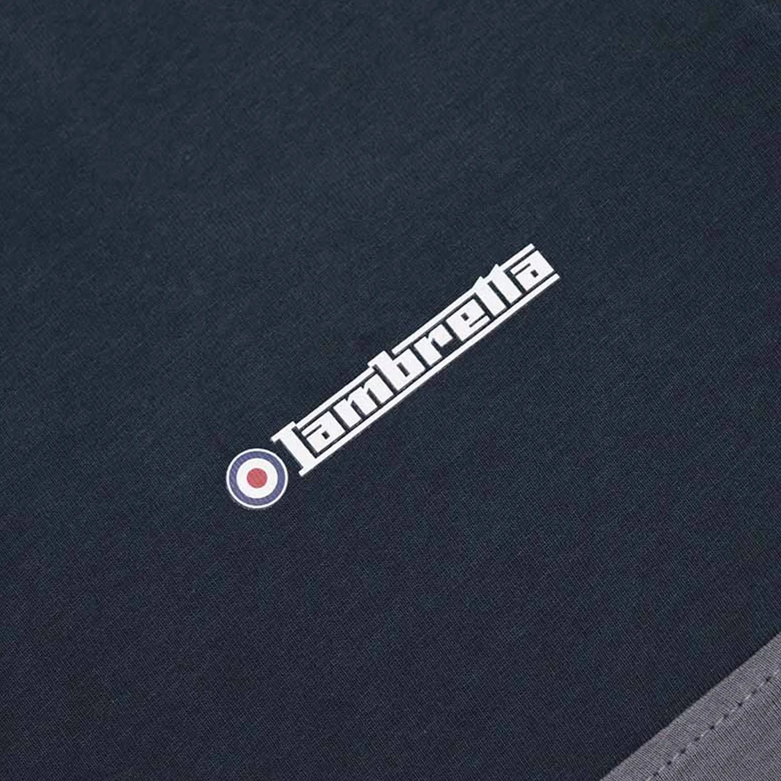 Lambretta Mens Contrast Panel Short Sleeve Polo Shirt