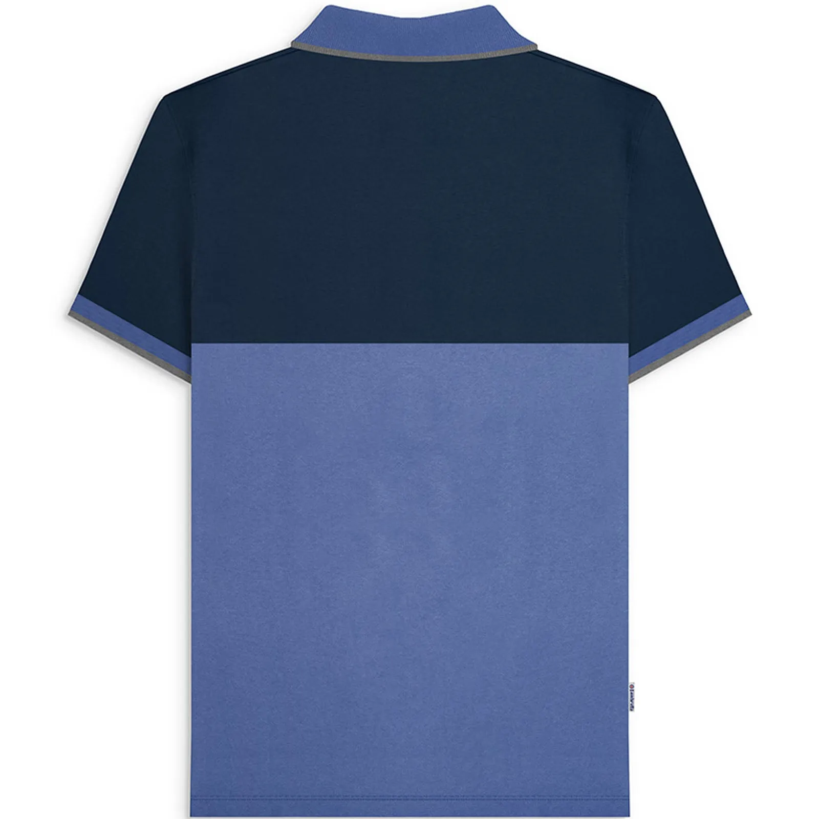 Lambretta Mens Contrast Panel Short Sleeve Polo Shirt