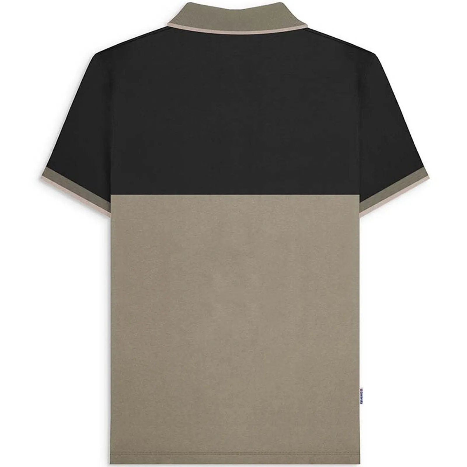 Lambretta Mens Contrast Panel Short Sleeve Polo Shirt