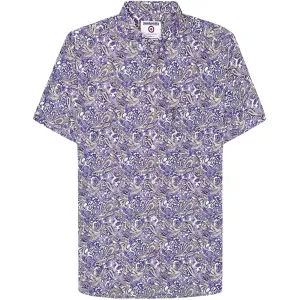 Lambretta Mens Cotton Paisley Shirt - Multi