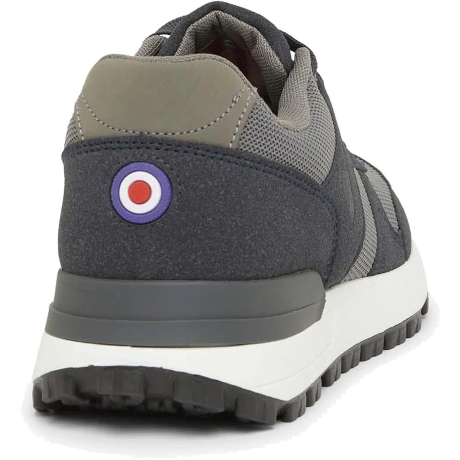 Lambretta Mens Echo 2 Lace Up Sporty Retro Trainers