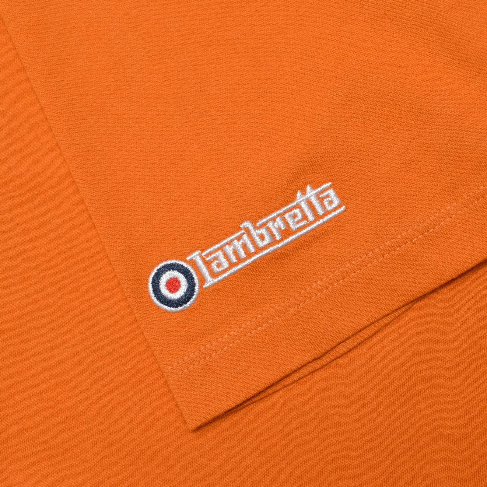 Lambretta Mens Fade Racing Stripe Short Sleeve T-Shirt