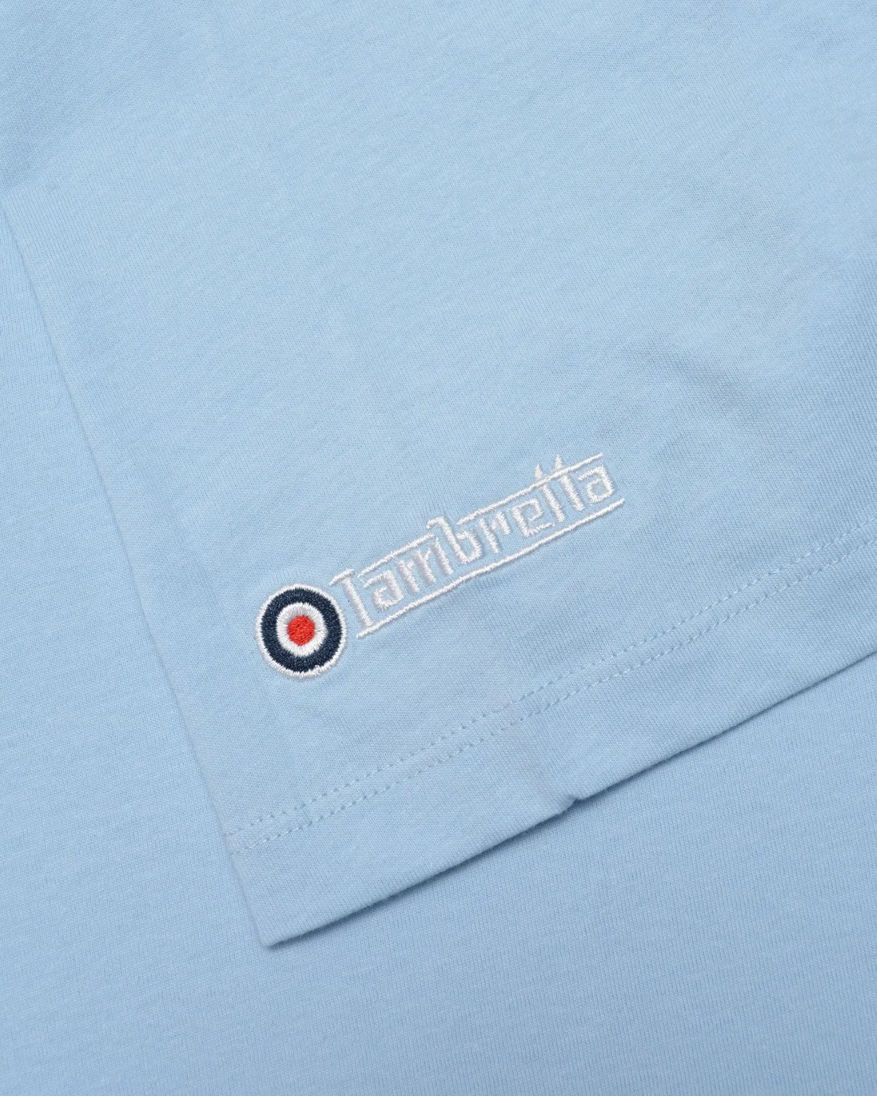 Lambretta Mens Fade Racing Stripe Short Sleeve T-Shirt