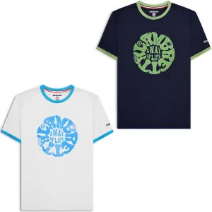 Lambretta Mens Festival Ringer Crew Neck T-Shirt