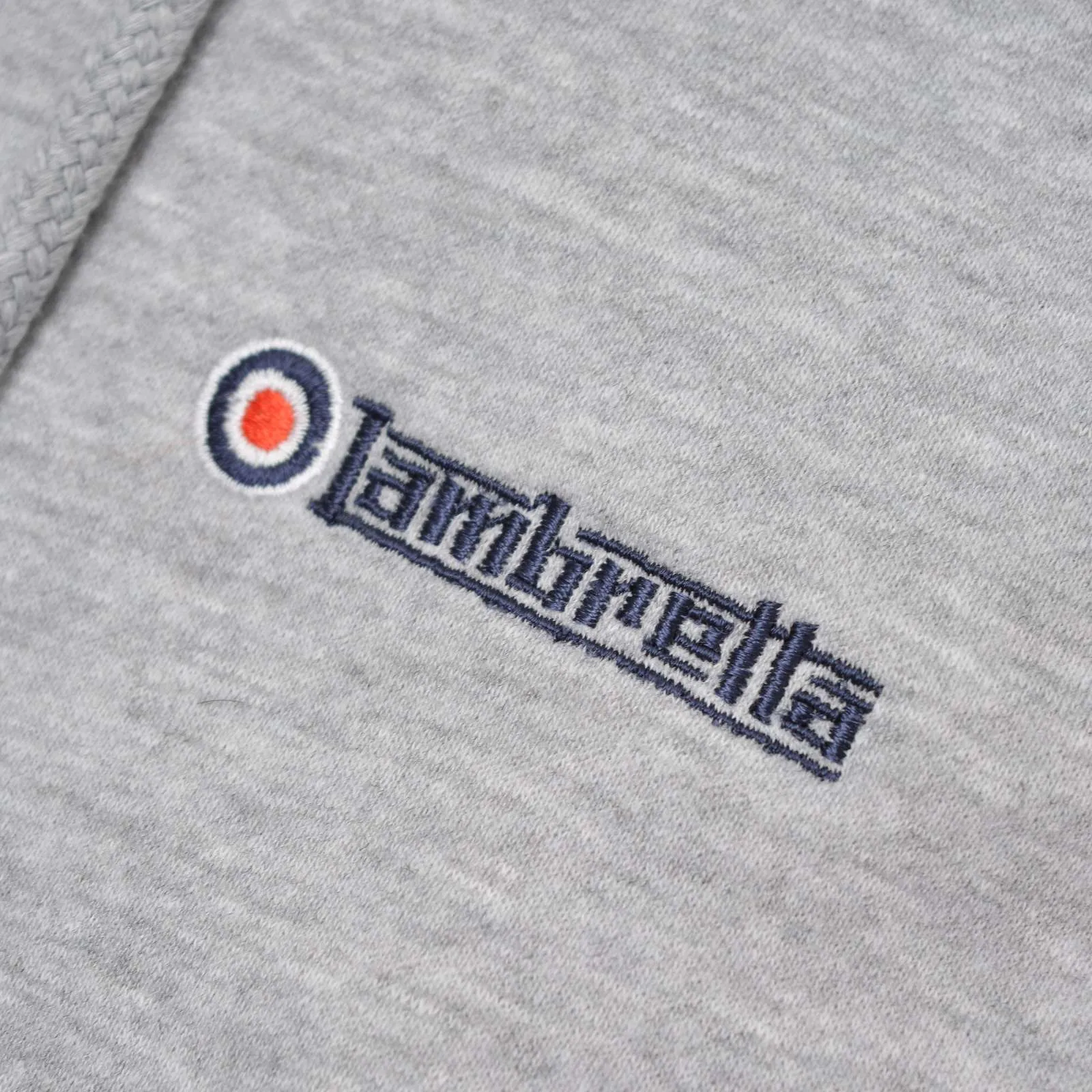 Lambretta Mens Full Zip Twin Tipped Hoodie