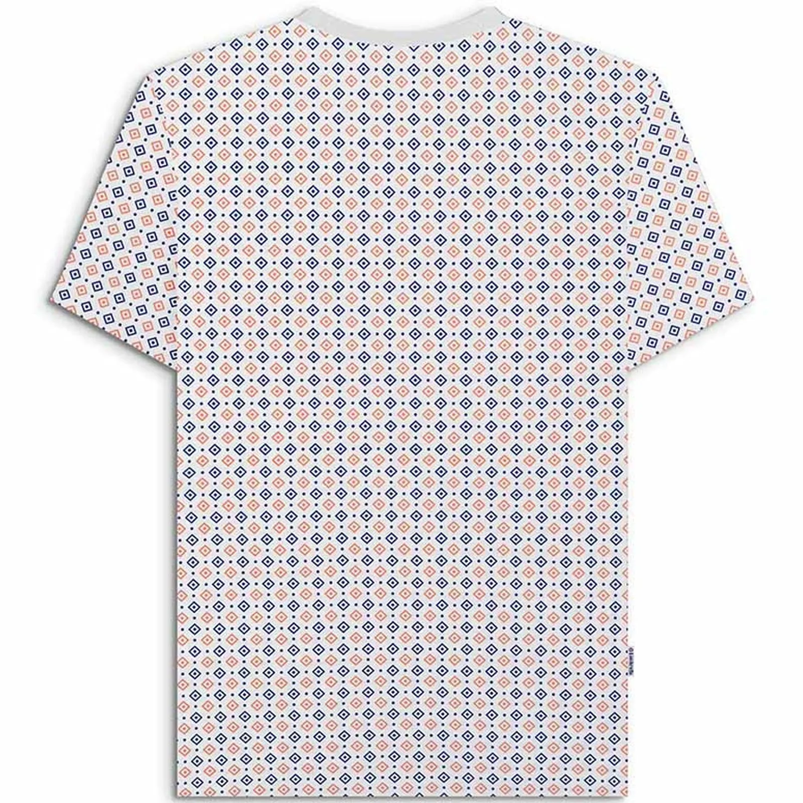 Lambretta Mens Geo AOP Crew Neck T-Shirt