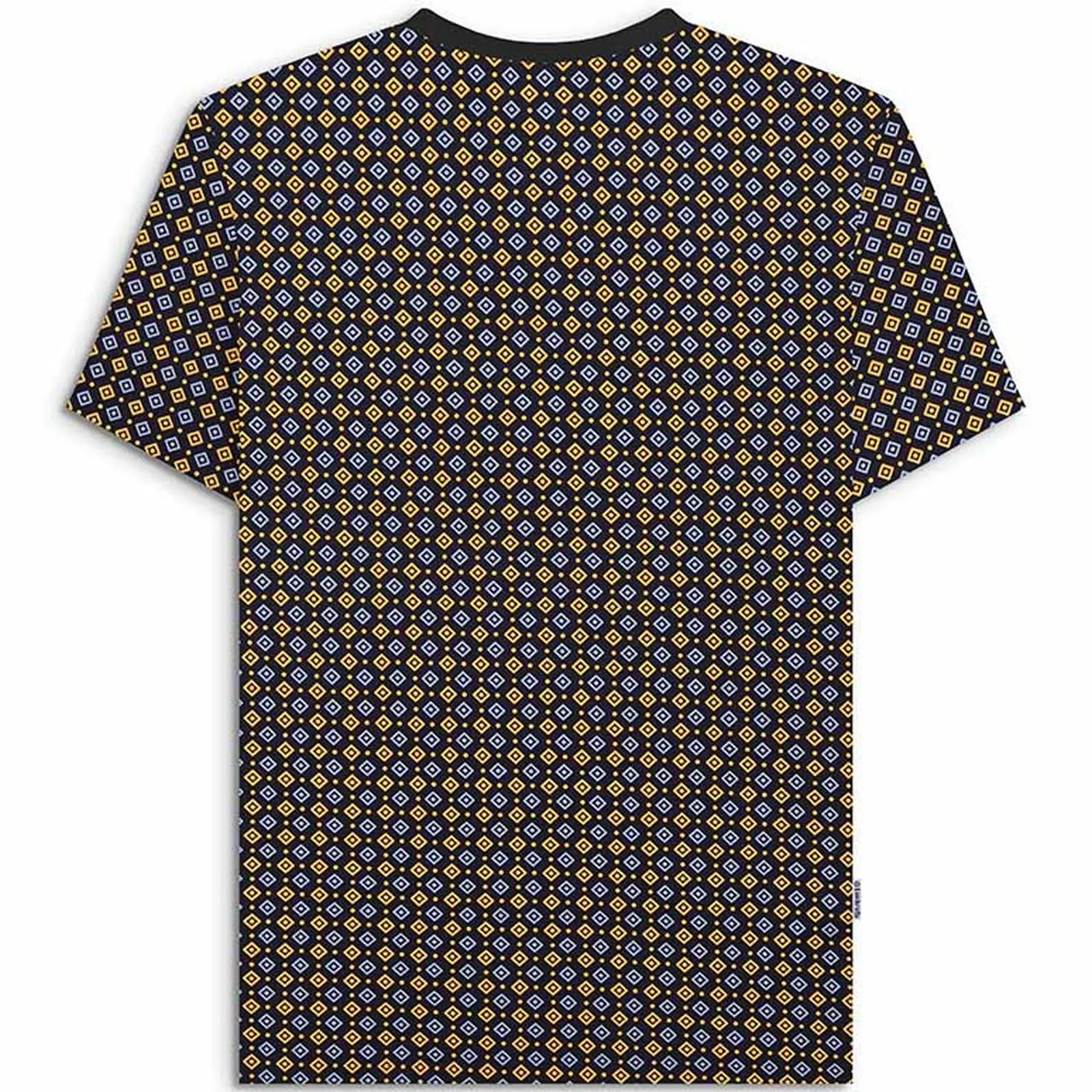 Lambretta Mens Geo AOP Crew Neck T-Shirt