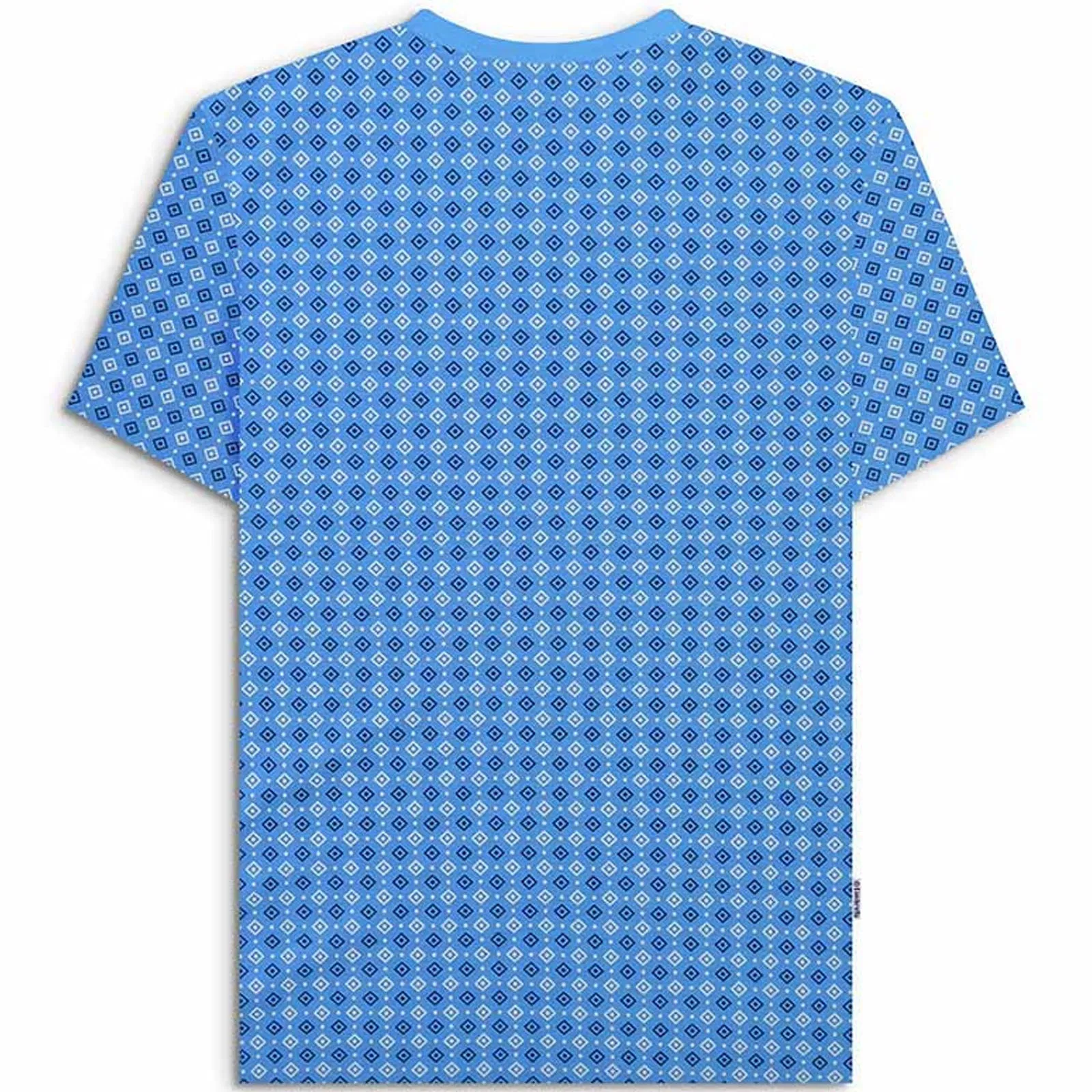 Lambretta Mens Geo AOP Crew Neck T-Shirt