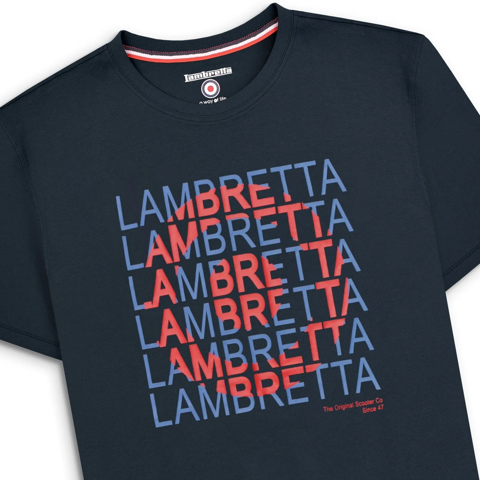 Lambretta Mens Heritage Target Short Sleeve T-Shirt