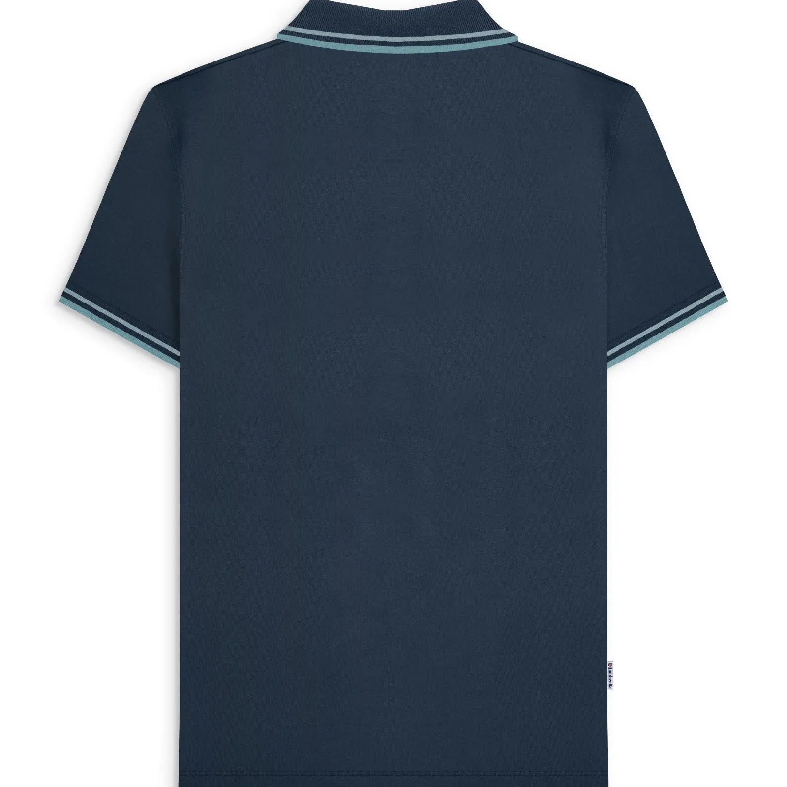 Lambretta Mens Houndstooth Short Sleeve Polo Shirt