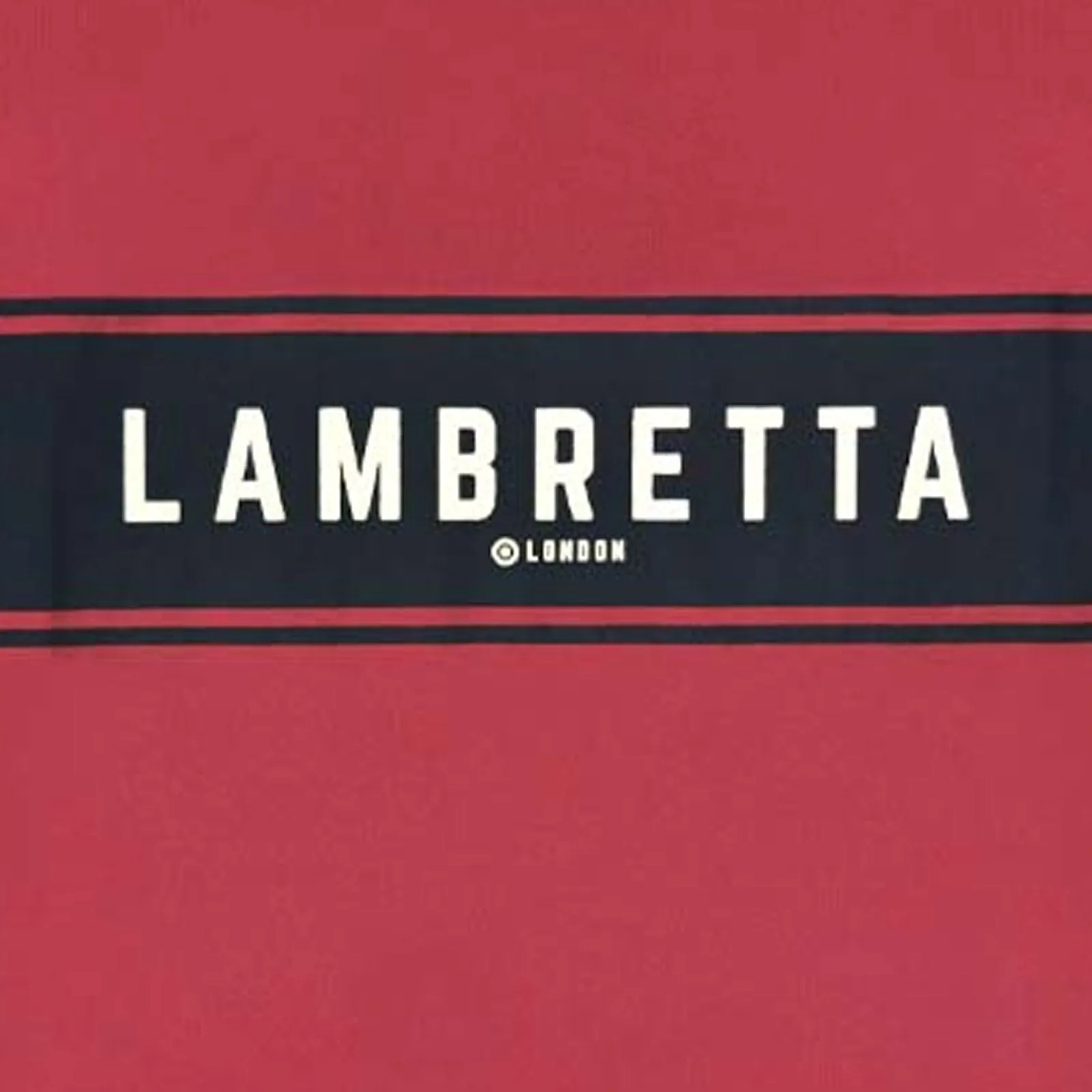 Lambretta Mens Logo Panel Raglan Retro T-Shirt