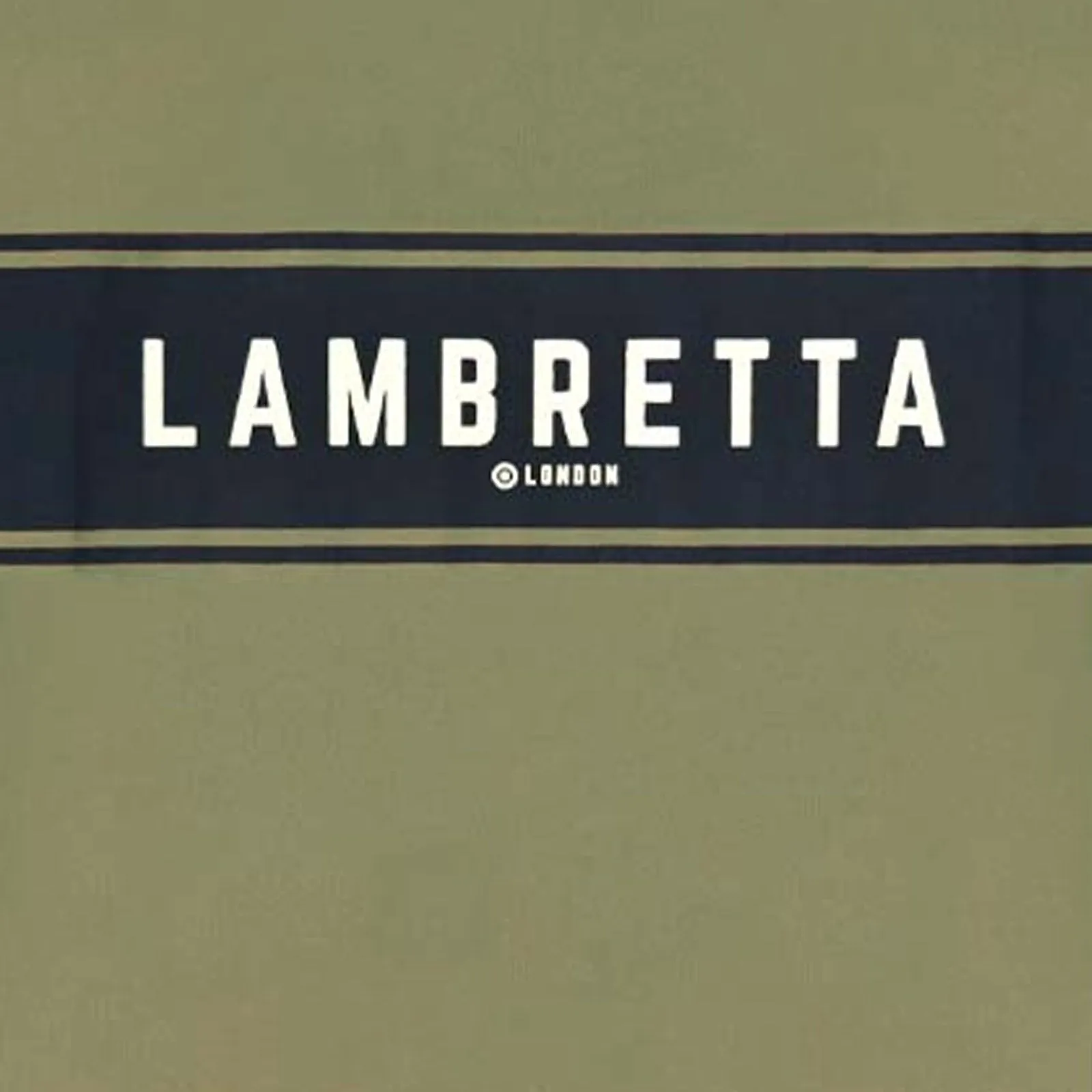 Lambretta Mens Logo Panel Raglan Retro T-Shirt