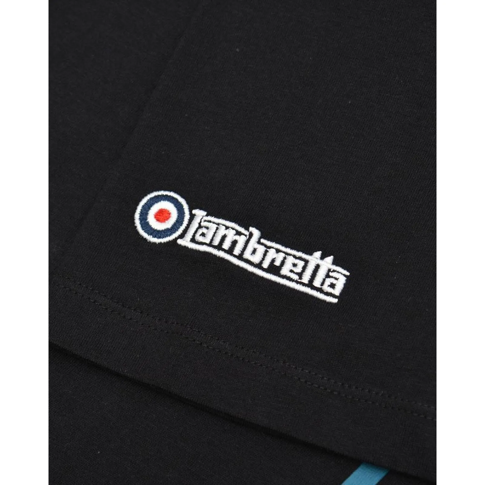 Lambretta Mens Multi Stripe Short Sleeve T-Shirt