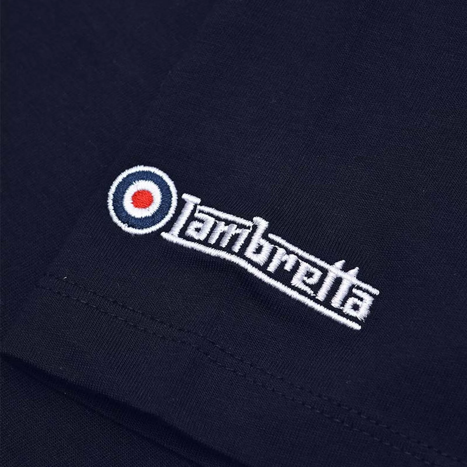 Lambretta Mens Multi Stripe Short Sleeve T-Shirt