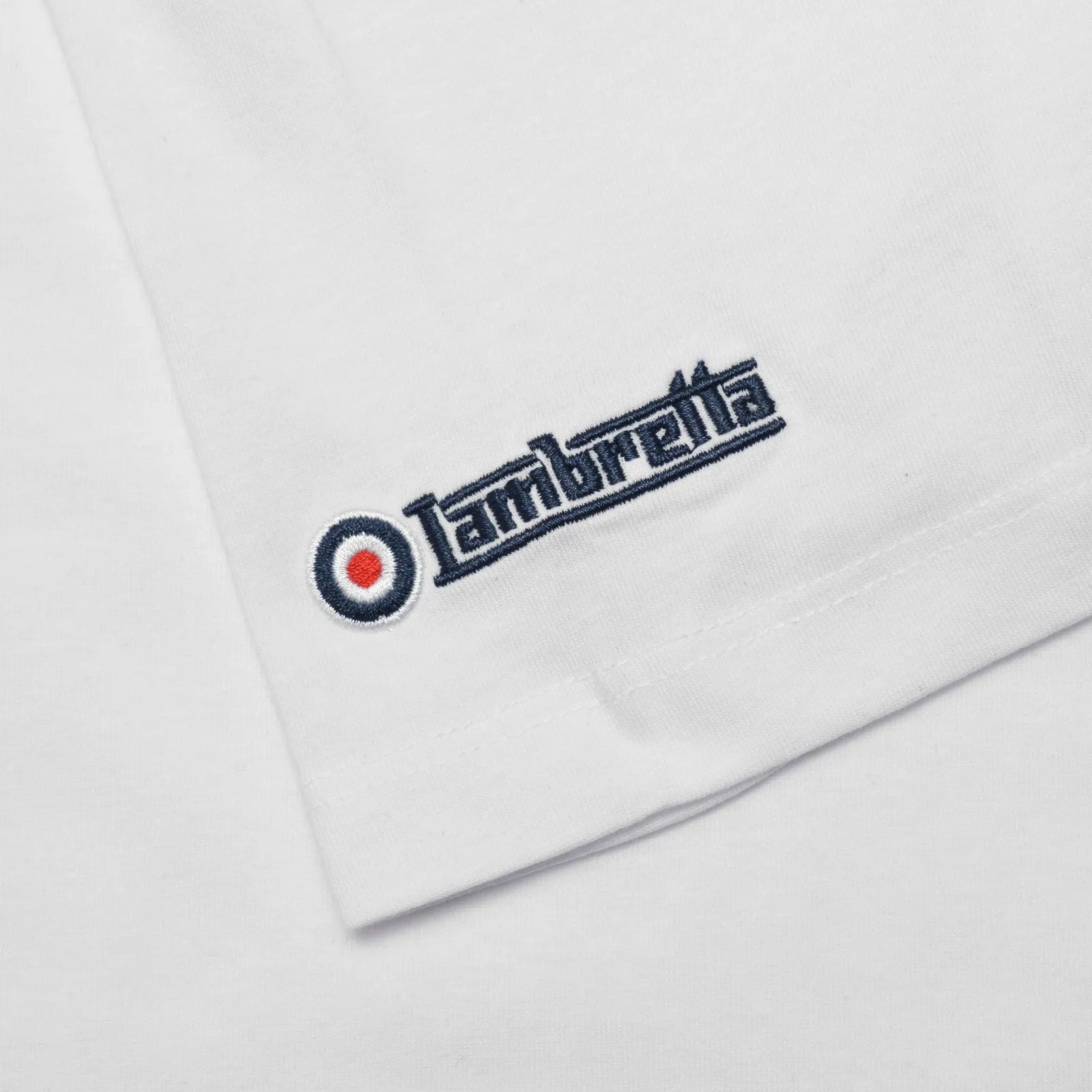 Lambretta Mens Multi Stripe Short Sleeve T-Shirt