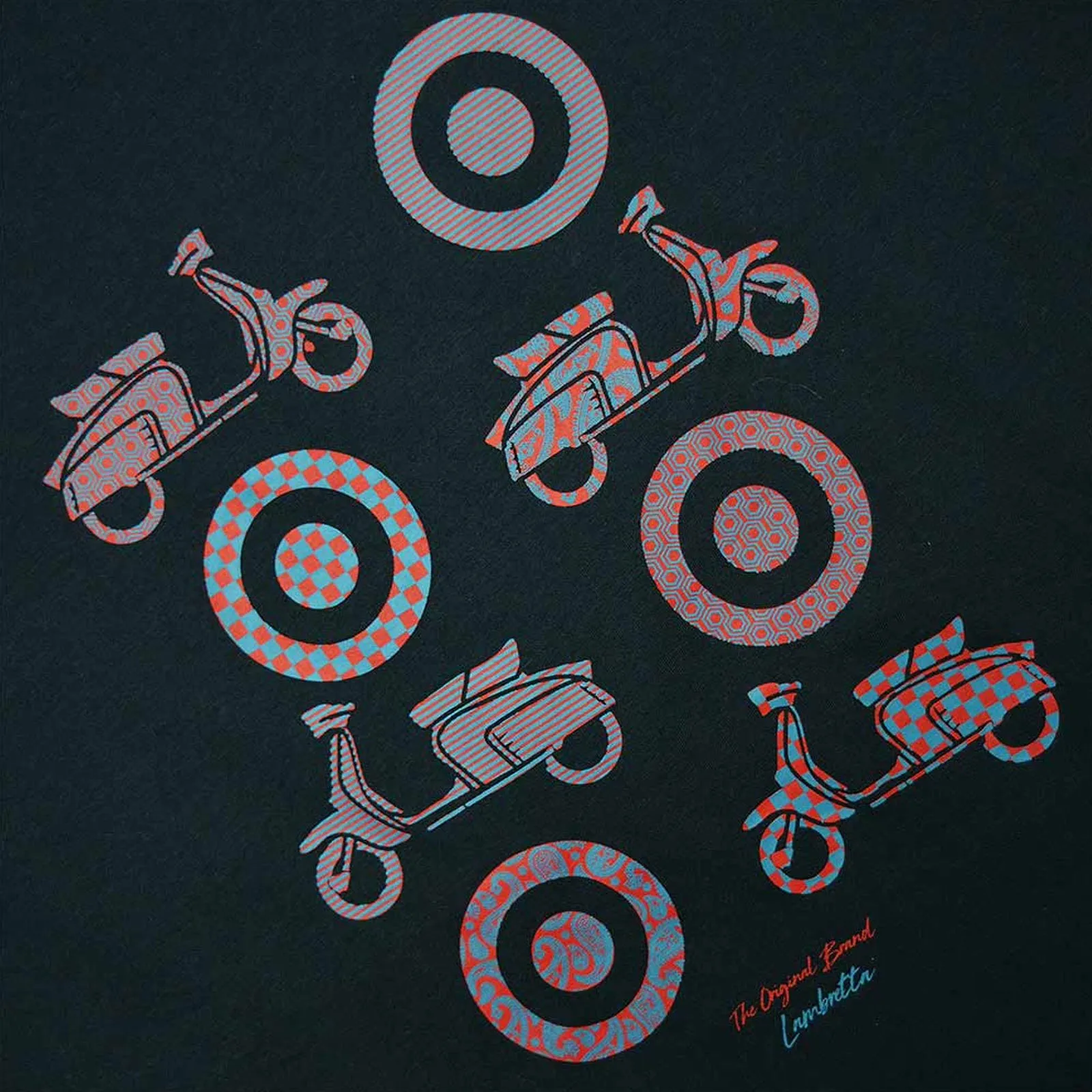 Lambretta Mens Multi Target Scooter T-Shirt