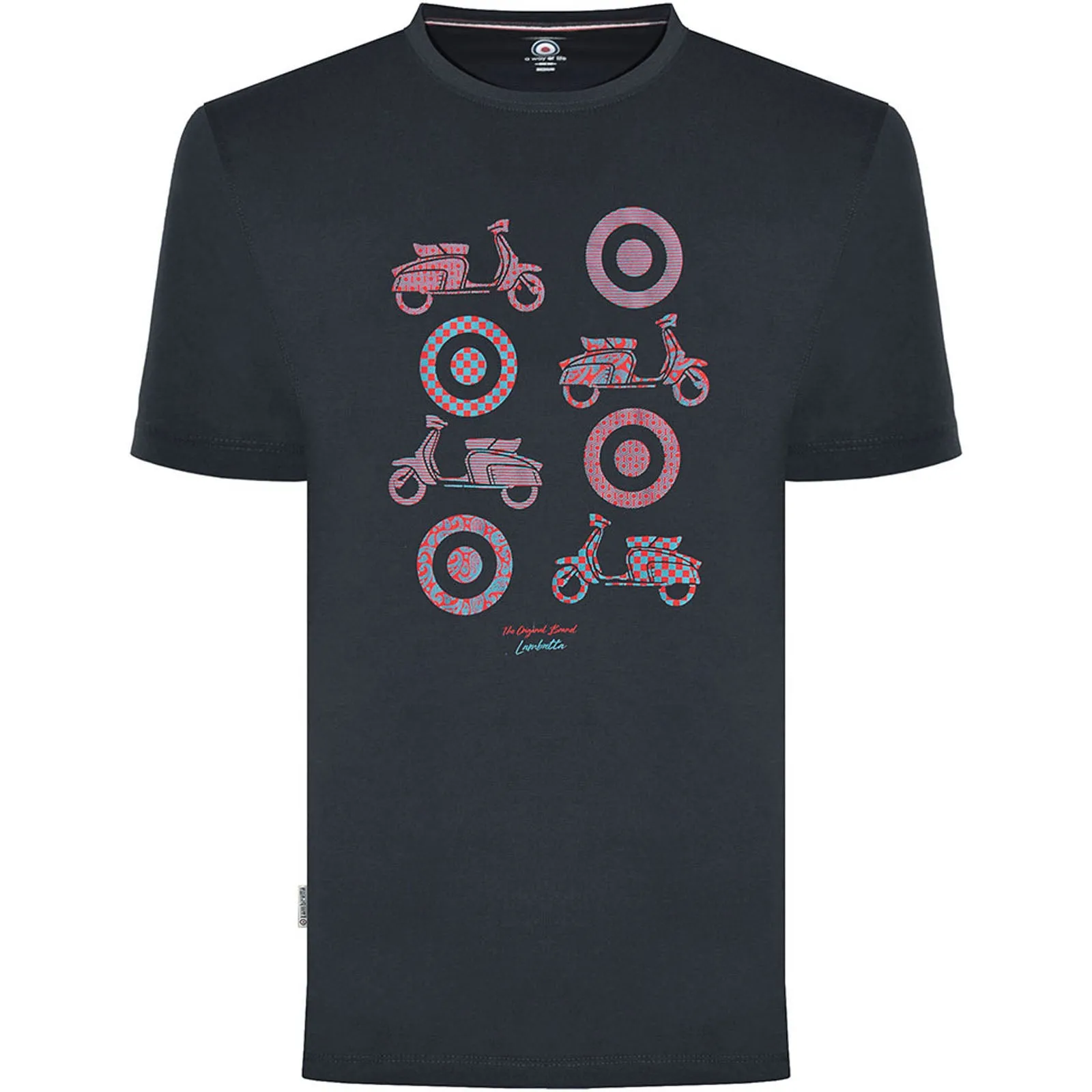 Lambretta Mens Multi Target Scooter T-Shirt