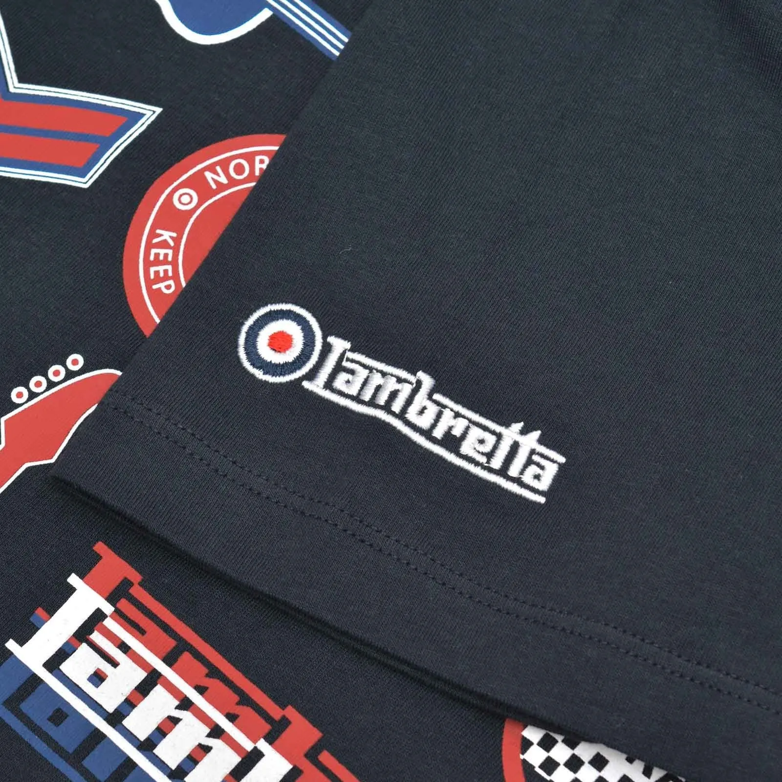 Lambretta Mens Music Icon Short Sleeve Graphic T-Shirt