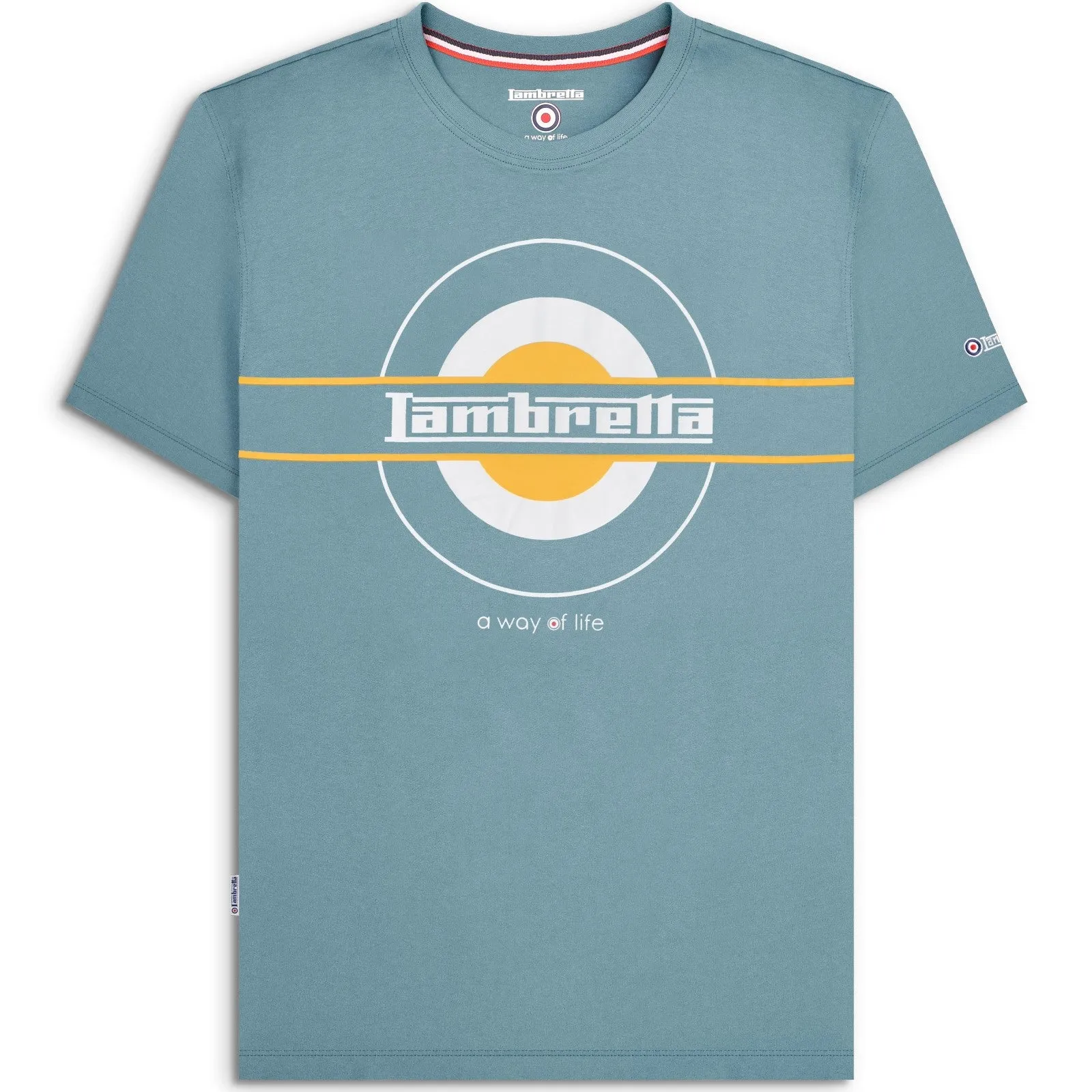 Lambretta Mens Neo Target Short Sleeve T-Shirt
