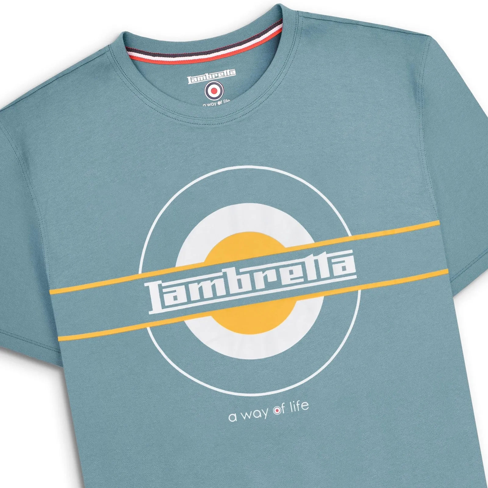 Lambretta Mens Neo Target Short Sleeve T-Shirt