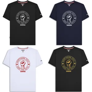 Lambretta Mens Northern Soul Retro T-Shirt Black