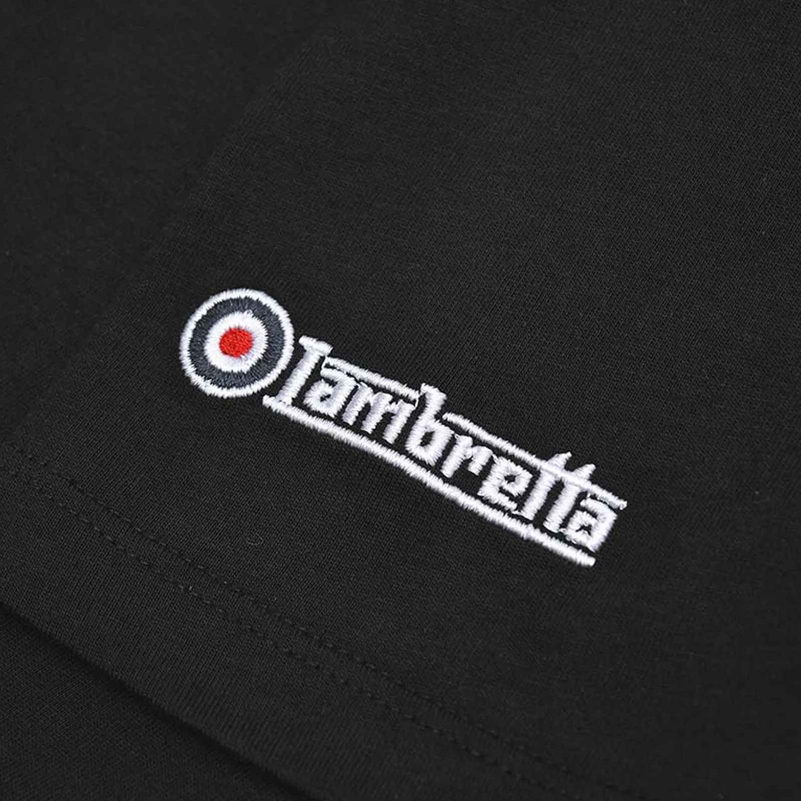 Lambretta Mens Northern Soul Retro T-Shirt Black