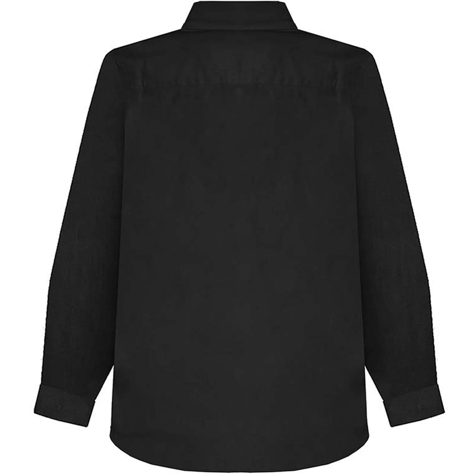 Lambretta Mens Oxford Long Sleeve Button Down Collar Shirt - Black