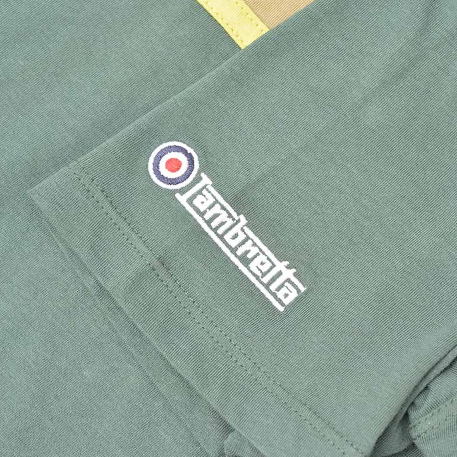 Lambretta Mens Paisley Panel T-Shirt