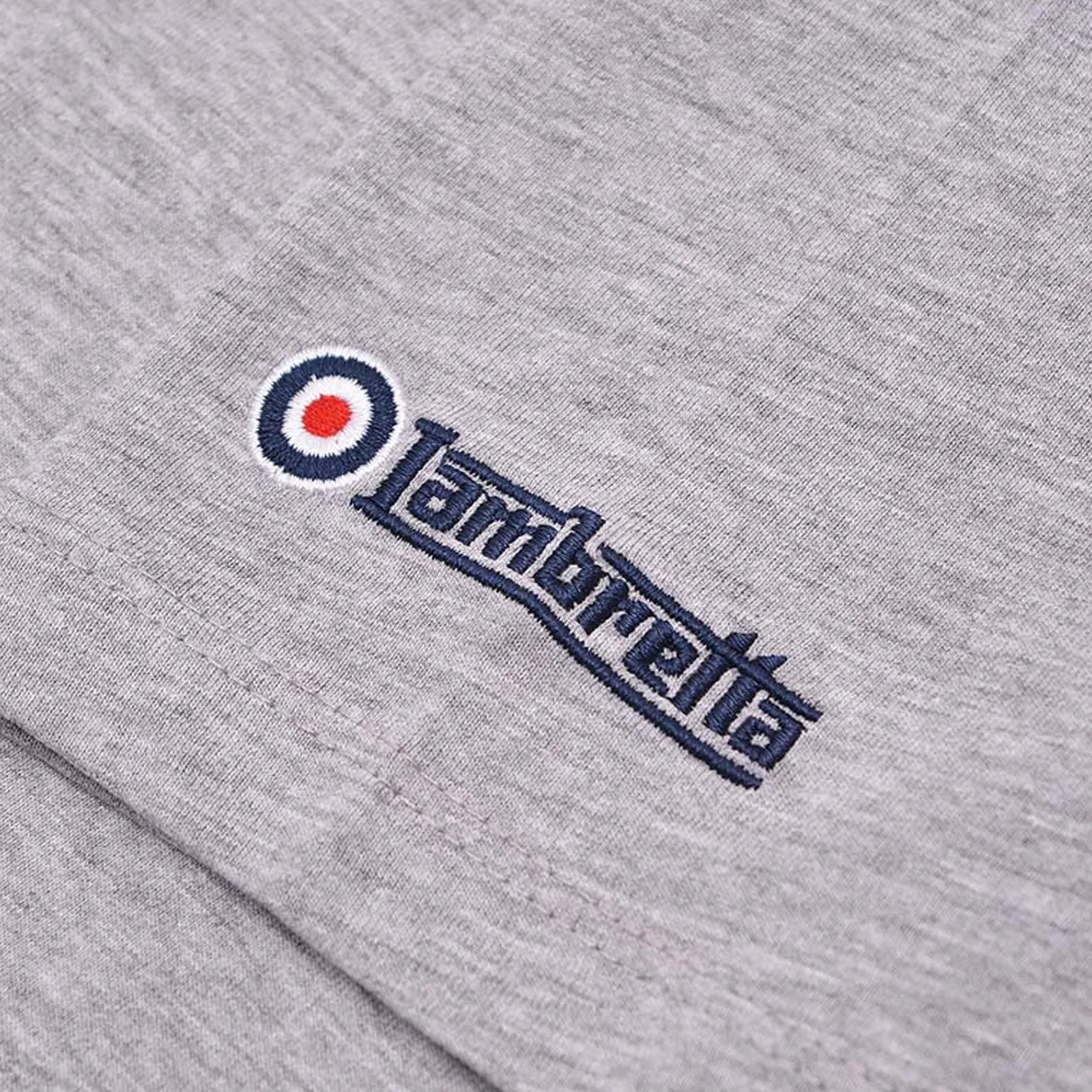 Lambretta Mens Paisley Roundel Short Sleeve Crew Neck T-Shirt