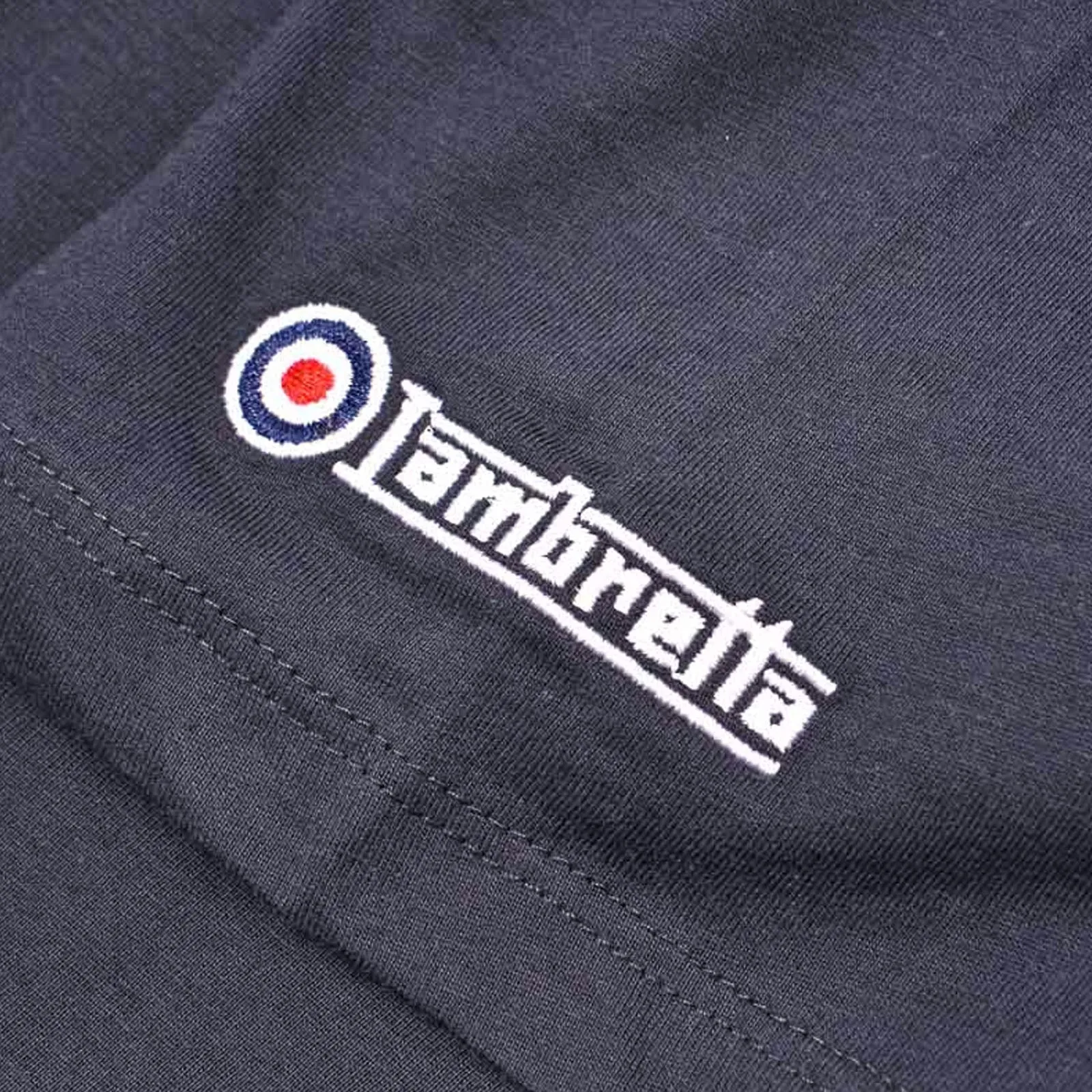 Lambretta Mens Paisley Target Cotton Short Sleeve T-Shirt