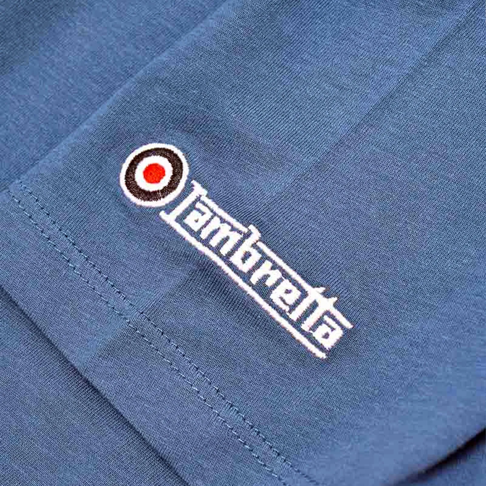 Lambretta Mens Paisley Target Cotton Short Sleeve T-Shirt