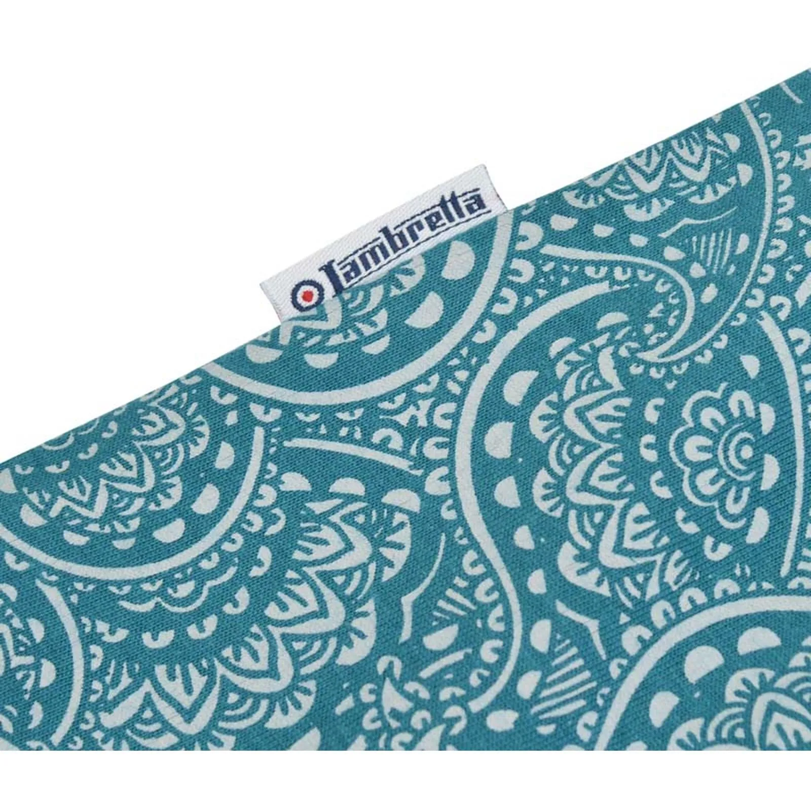 Lambretta Mens Paisley Tonal Polo Shirt