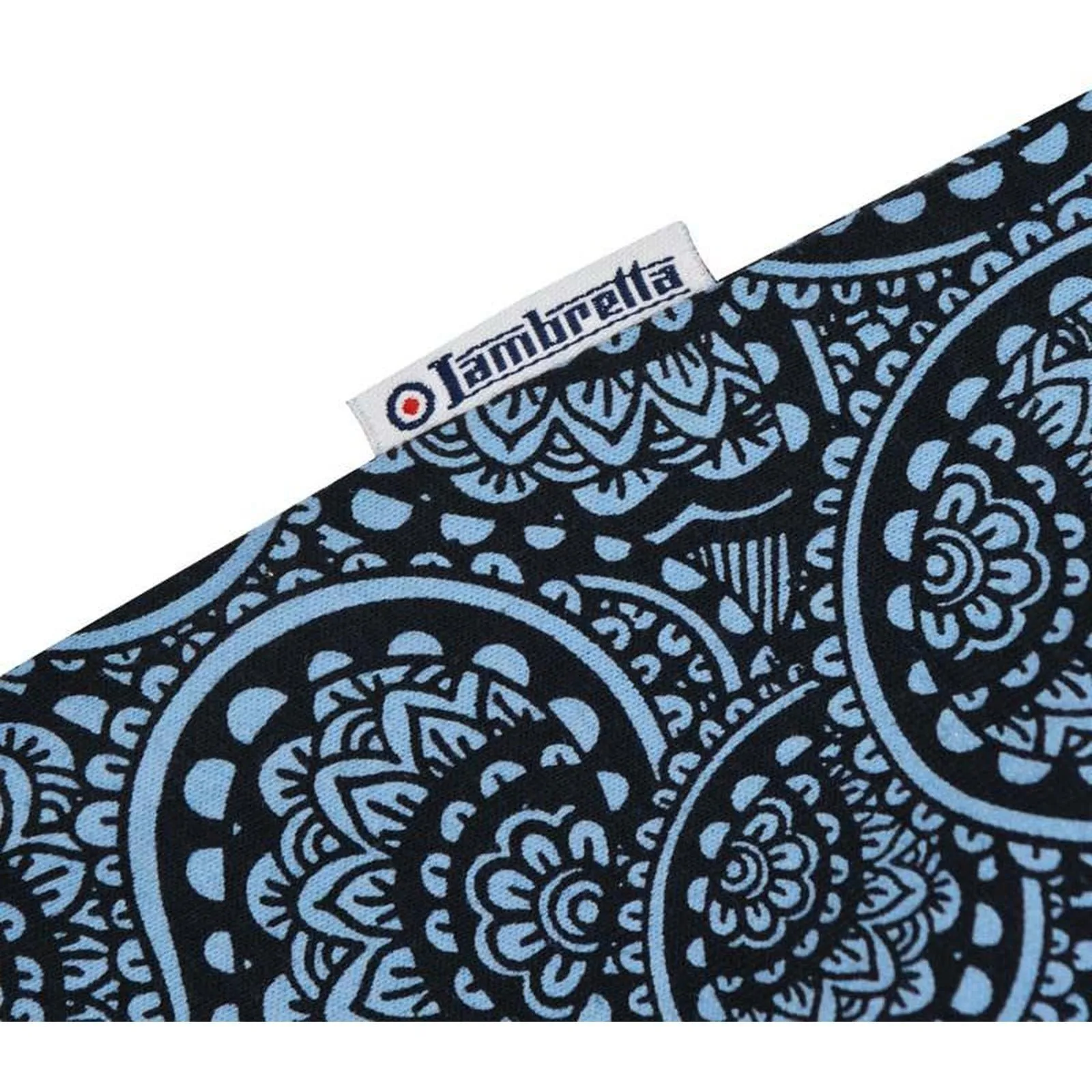 Lambretta Mens Paisley Tonal Polo Shirt