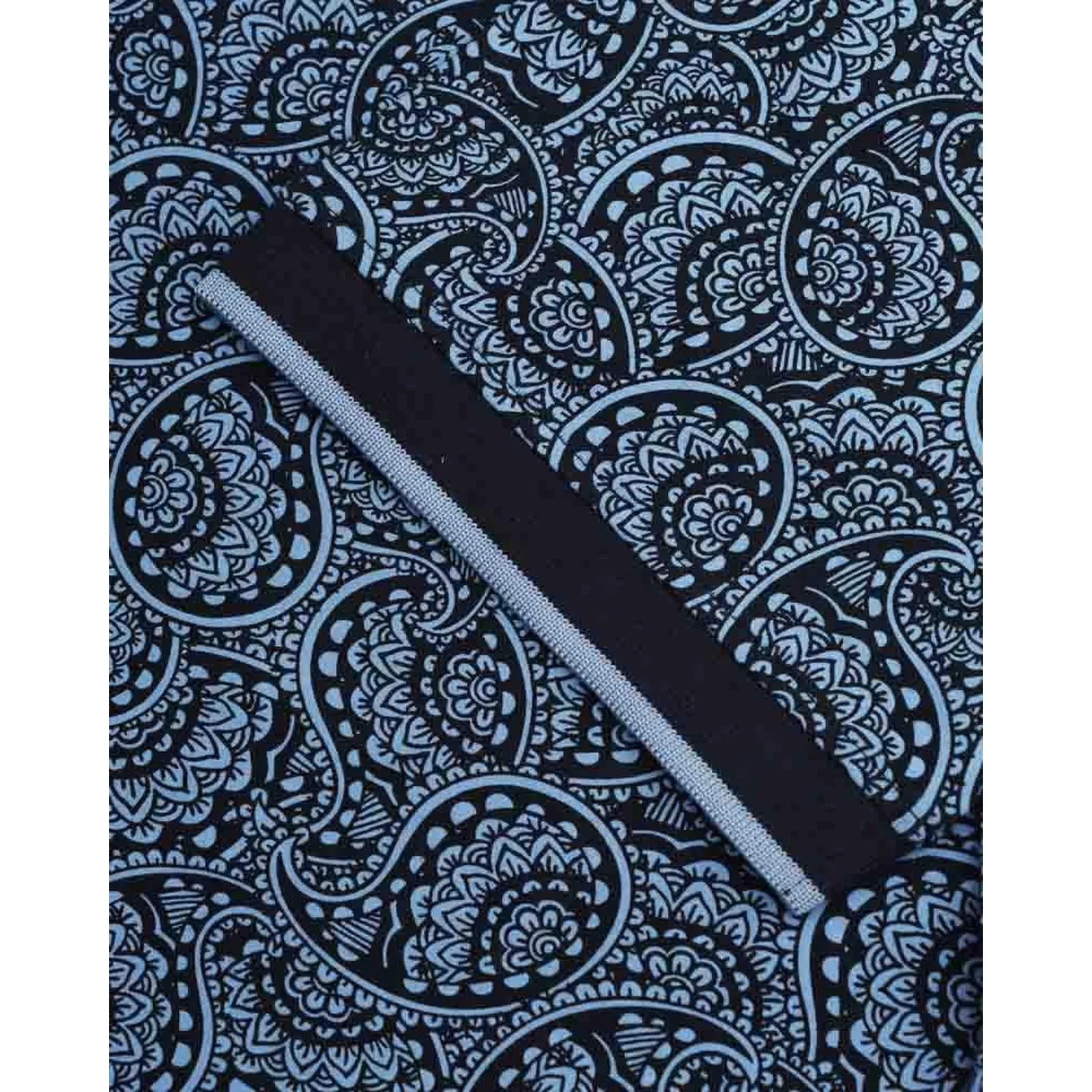 Lambretta Mens Paisley Tonal Polo Shirt