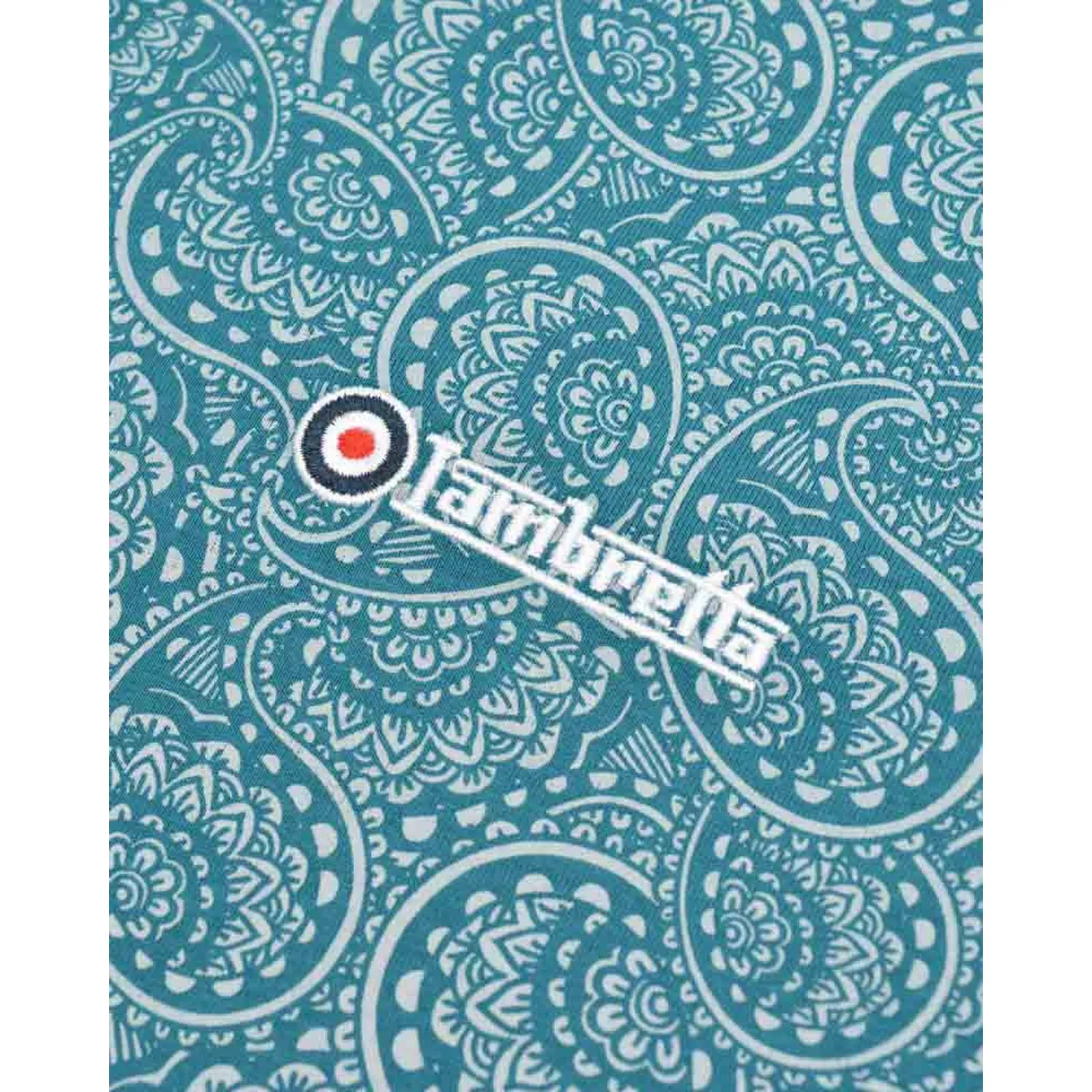 Lambretta Mens Paisley Tonal Polo Shirt