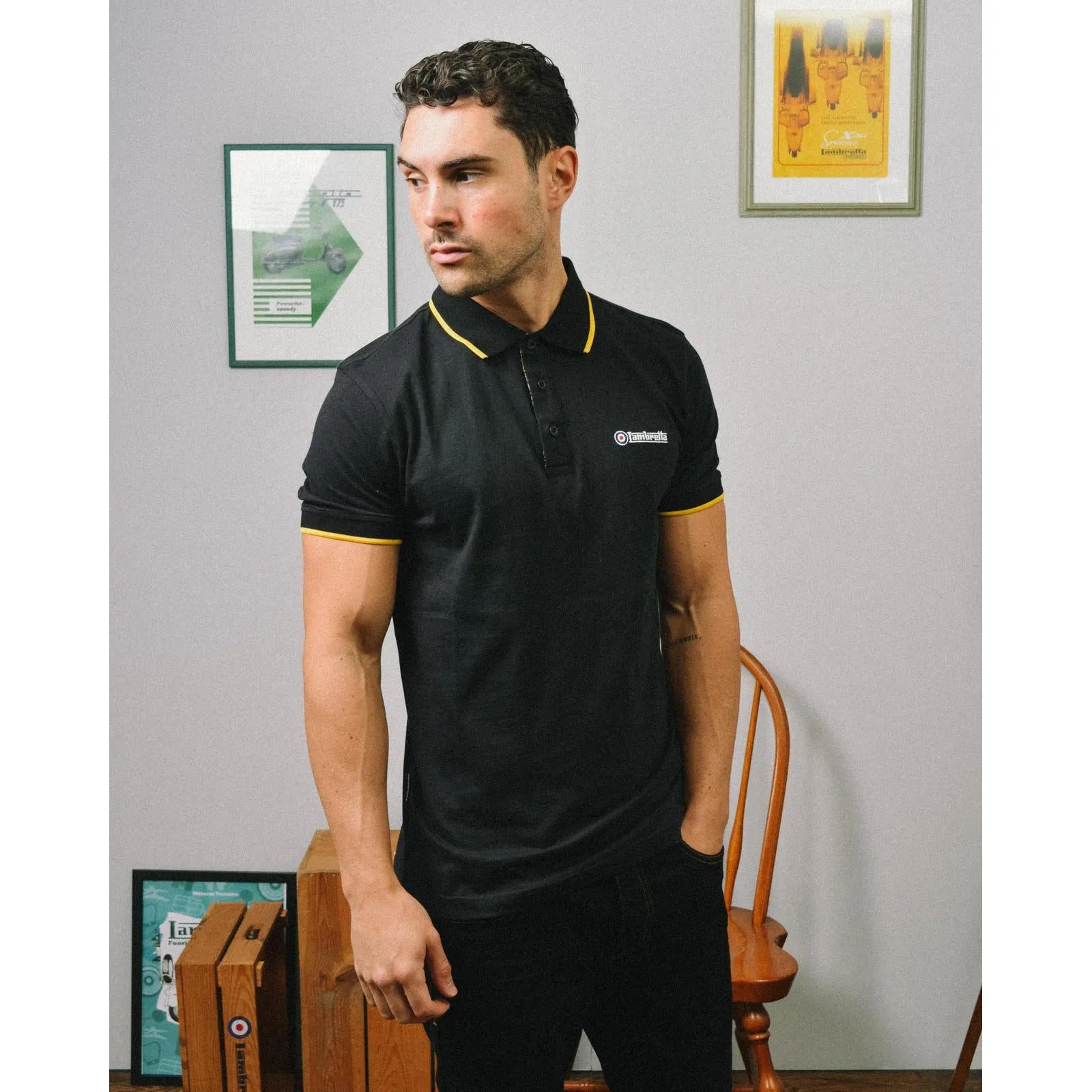 Lambretta Mens Polo Shirt
