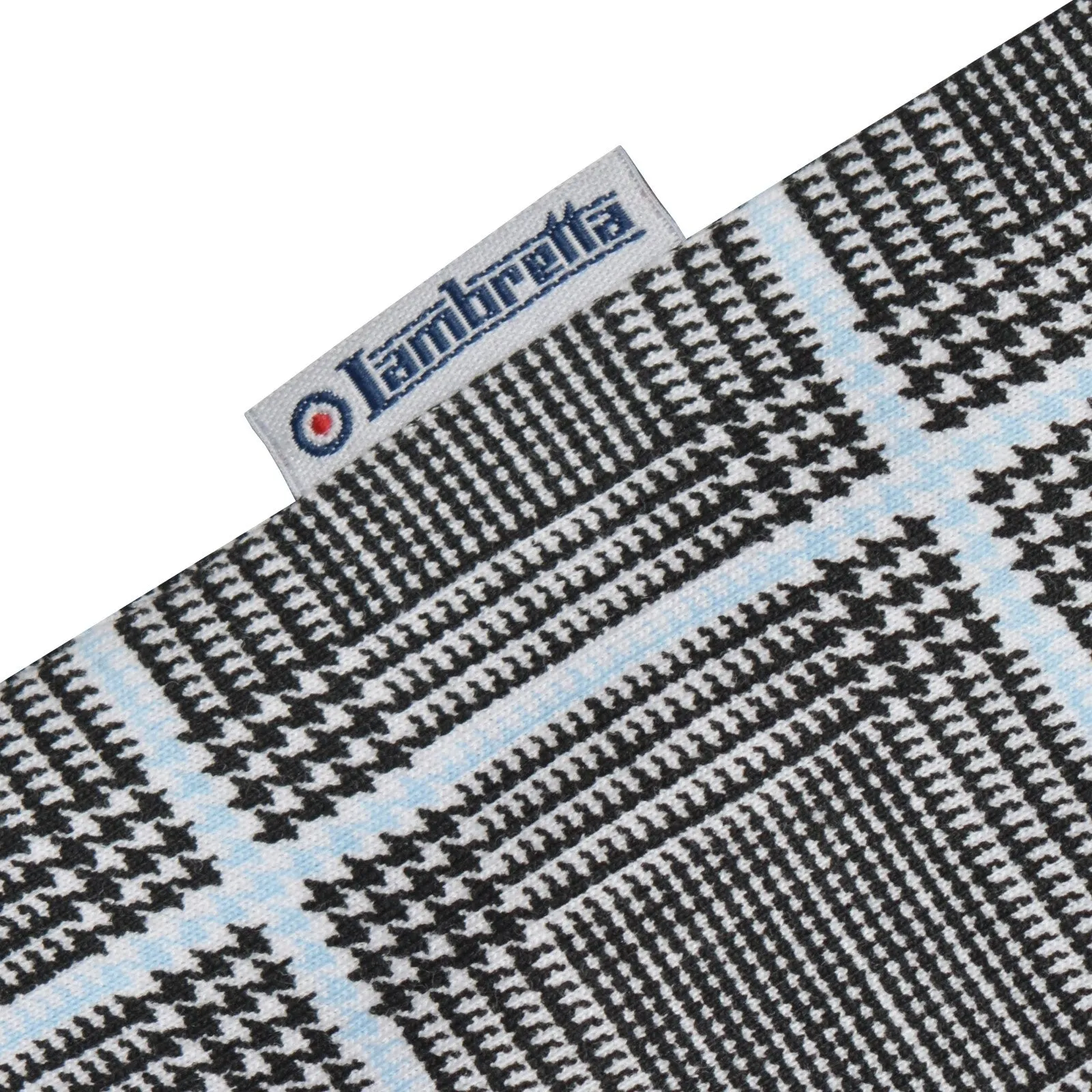 Lambretta Mens Pow Check Polo Short Sleeve Polo Shirt