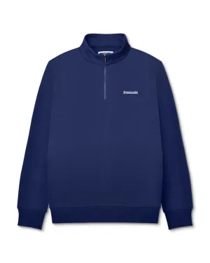 Lambretta Mens Quarter Zip Sweatshirt