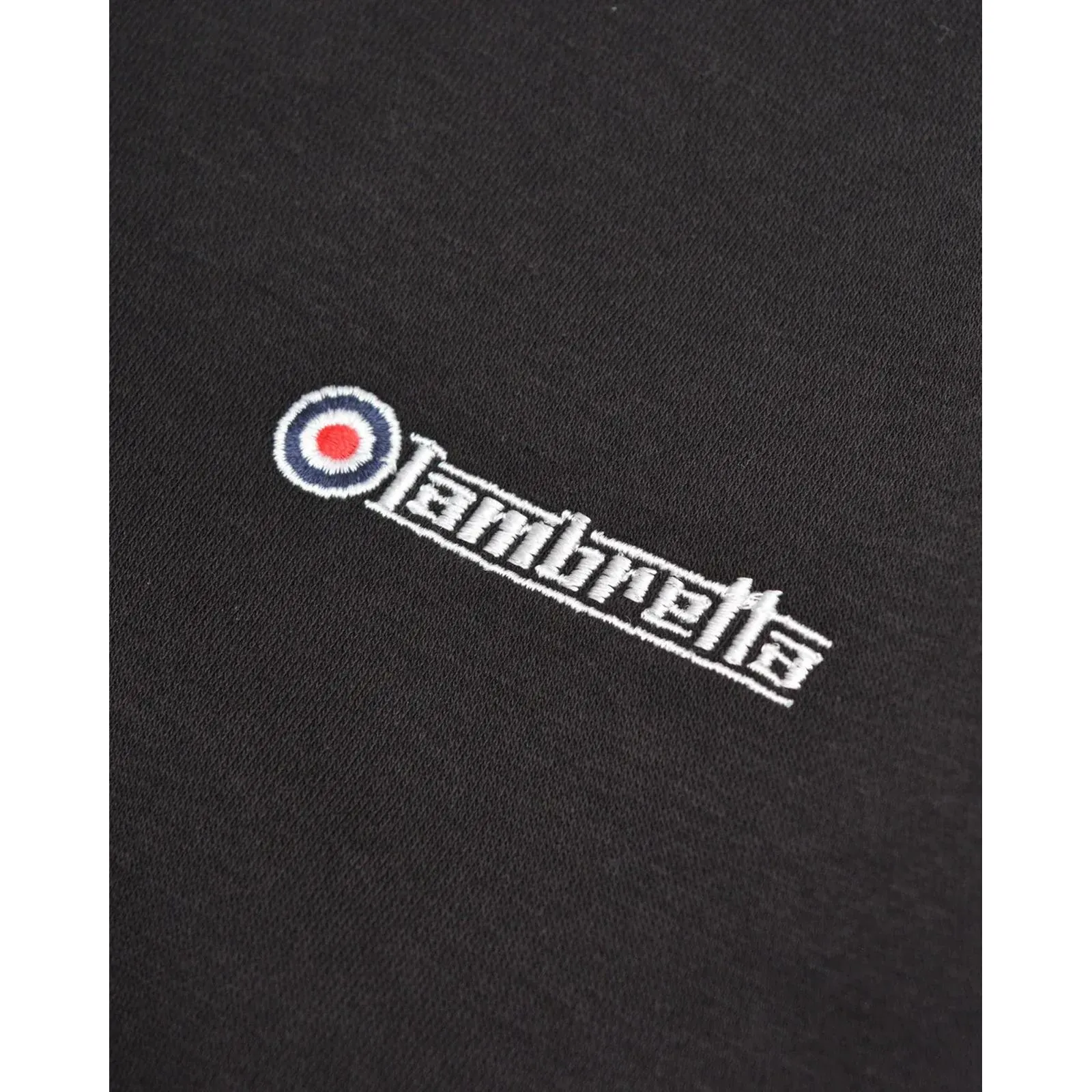 Lambretta Mens Quarter Zip Sweatshirt