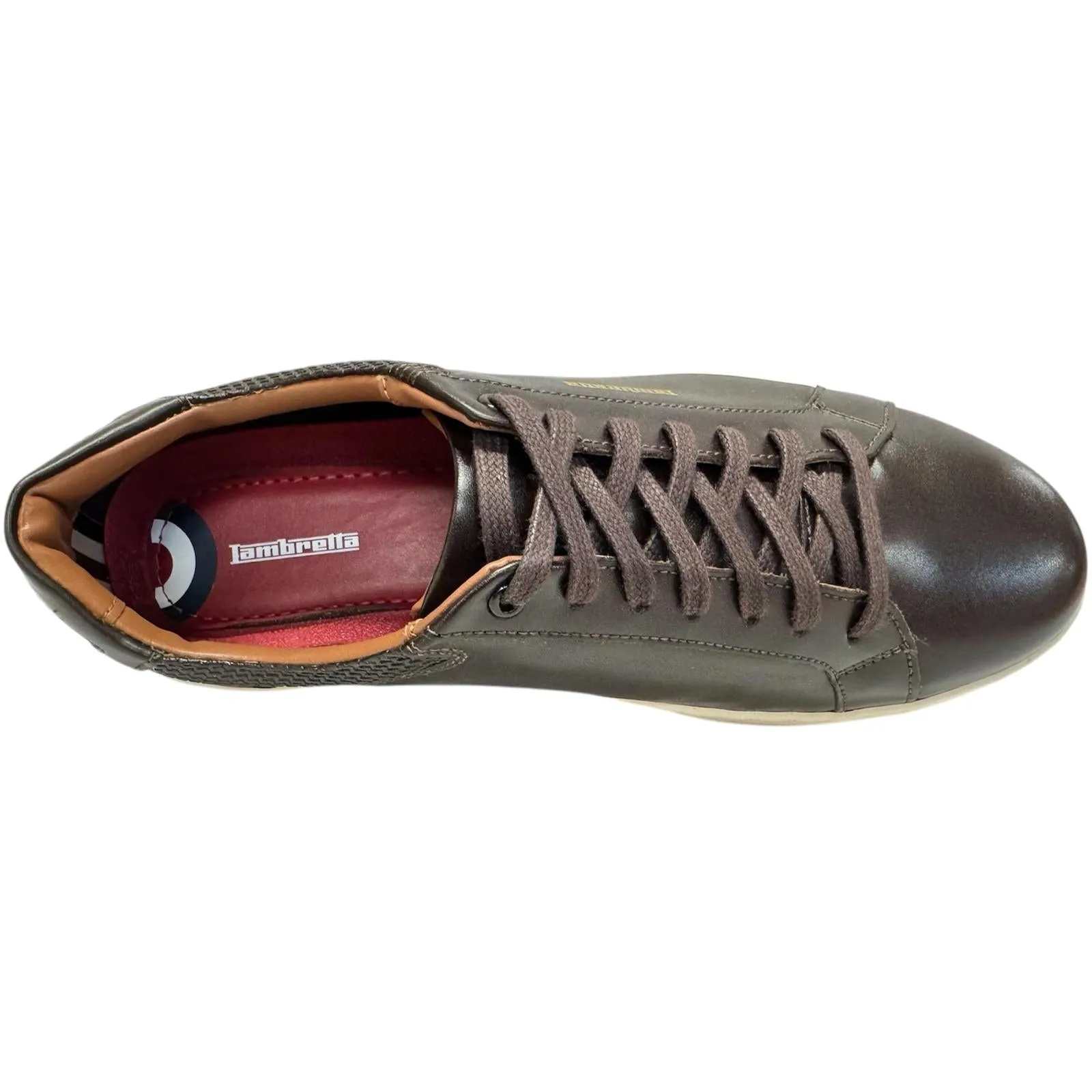 Lambretta Mens Robbie Low Rise Lace Up Trainers