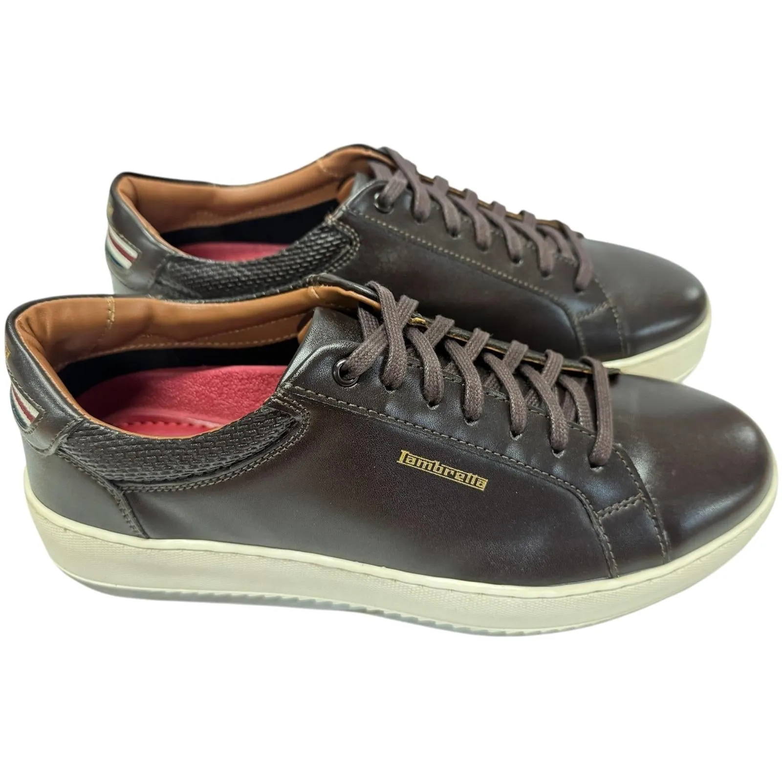 Lambretta Mens Robbie Low Rise Lace Up Trainers