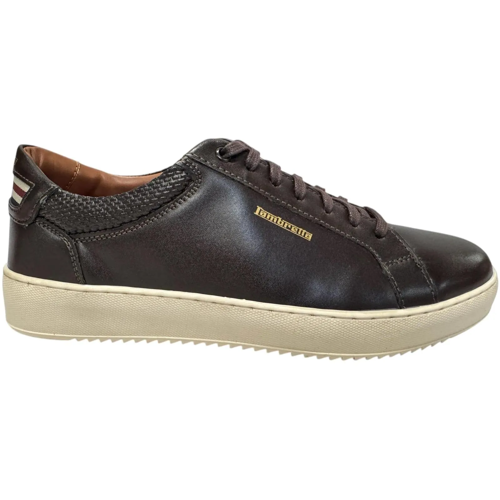 Lambretta Mens Robbie Low Rise Lace Up Trainers