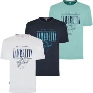 Lambretta Mens Scooter Artwork T-Shirt