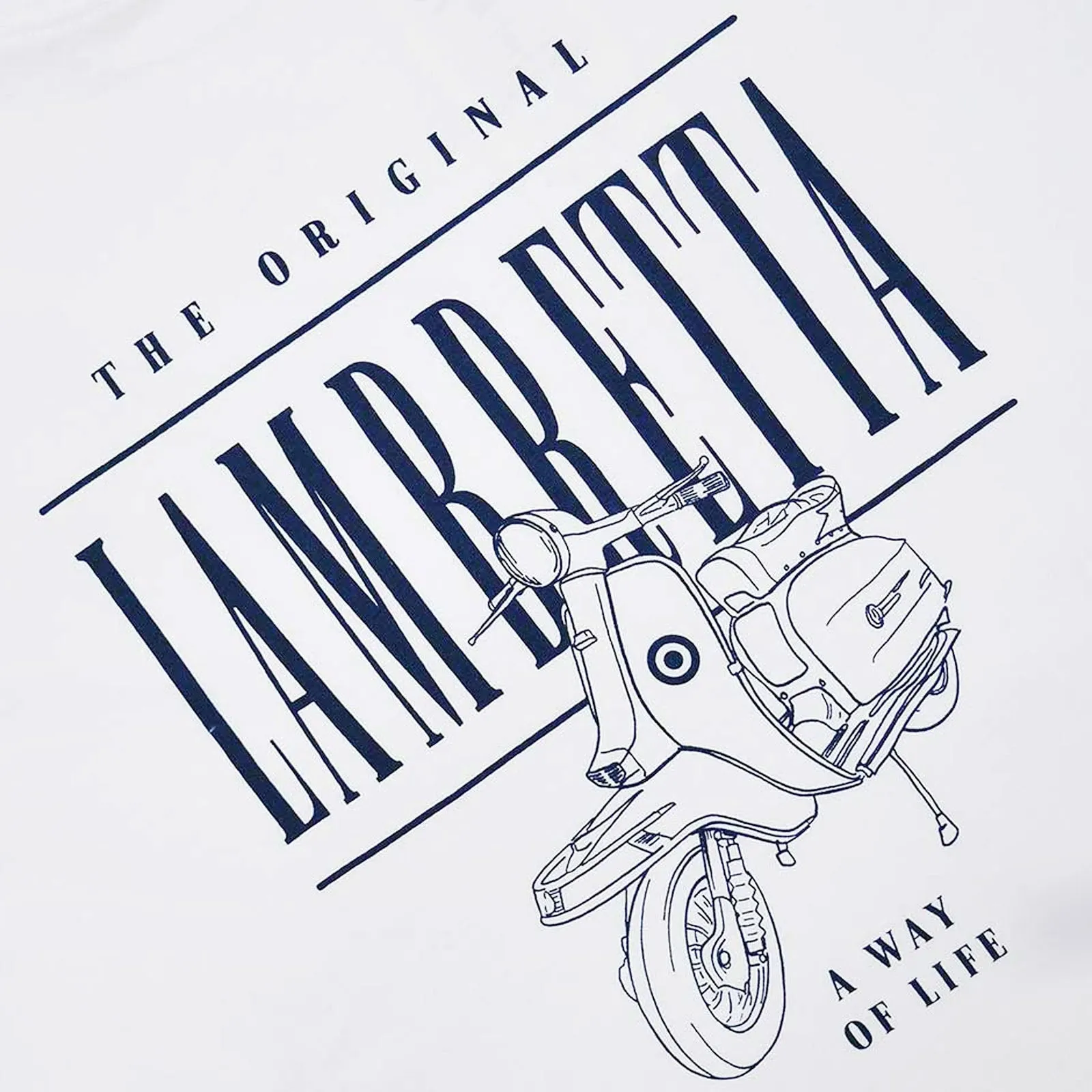 Lambretta Mens Scooter Artwork T-Shirt